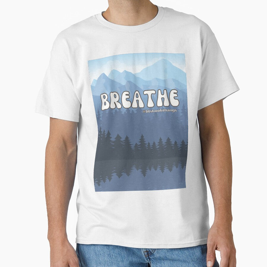 Breathe Mountain Air v12 | @lilsboobthangs by lilsboobthangs T-Shirts, Hoodie, Sweatshirt | BlankRebels.com (Image 1)