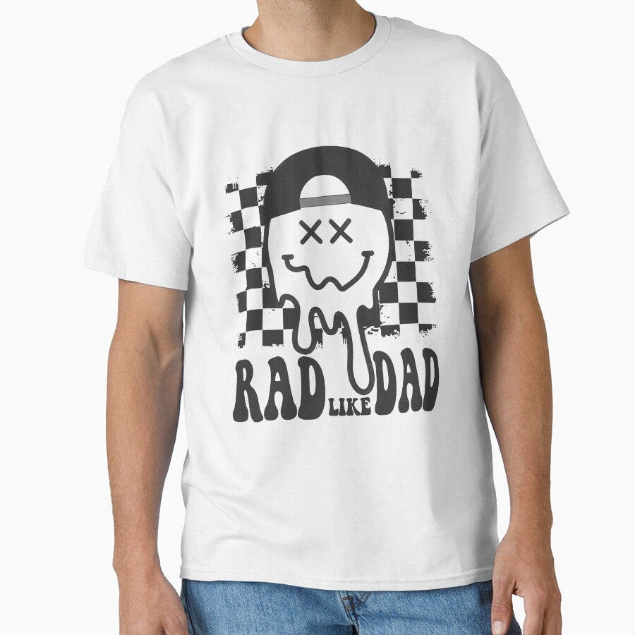Rad Like Dad Cute Father's Day Boy Funny Retro I Love My Dad by Shosohey T-Shirts, Hoodie, Sweatshirt (Image 1)