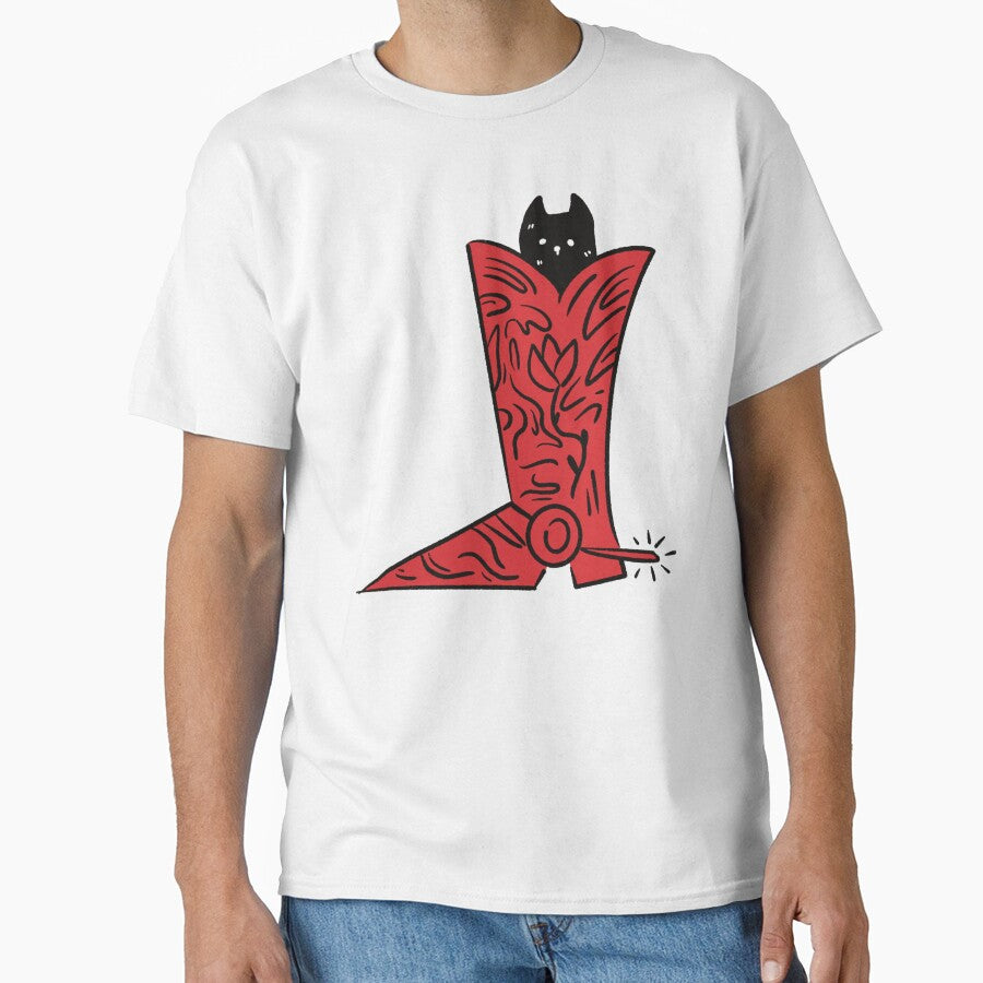 Cat Boot by Hali Quinn Mervine T-Shirts, Hoodie, Sweatshirt | BlankRebels.com (Image 1)