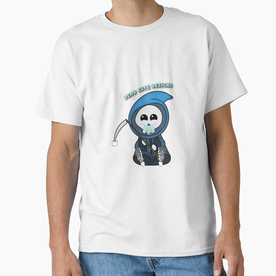 Stay dead and cute with this super adorable baby grim reaper by Deadcutetay