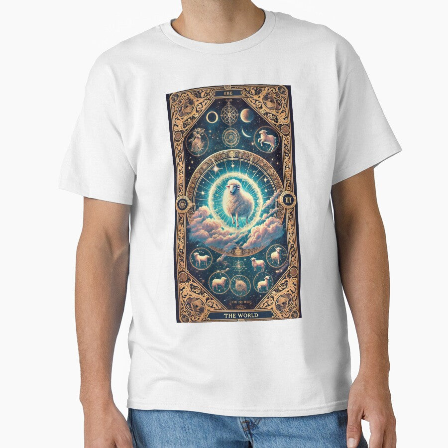 Sheepism Tarot – The World by Thpoar T-Shirts, Hoodie, Sweatshirt | BlankRebels.com (Image 1)