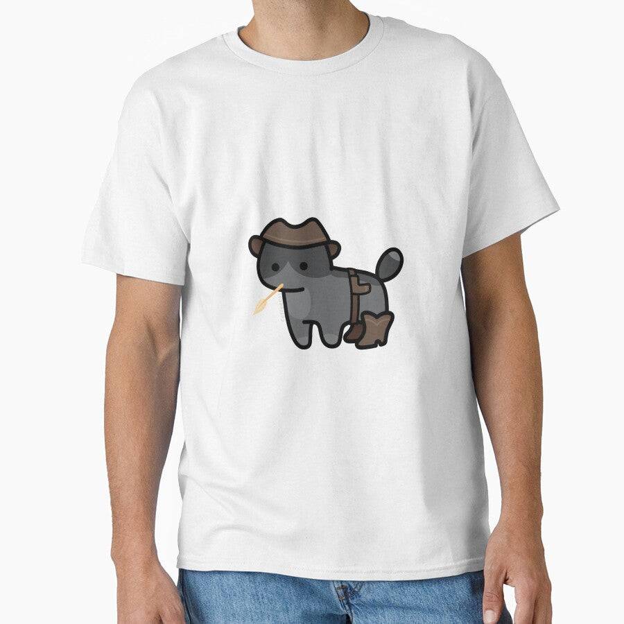 Gray CowBoy Cat by CoffeeCatsCafe T-Shirts, Hoodie, Sweatshirt | BlankRebels.com (Image 1)