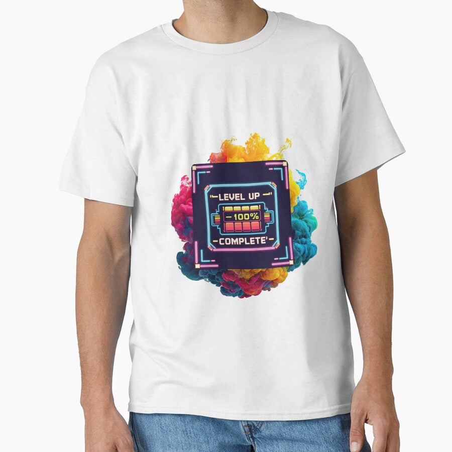 Level Up Complete by SloganSauce T-Shirts, Hoodie, Sweatshirt | BlankRebels.com (Image 1)