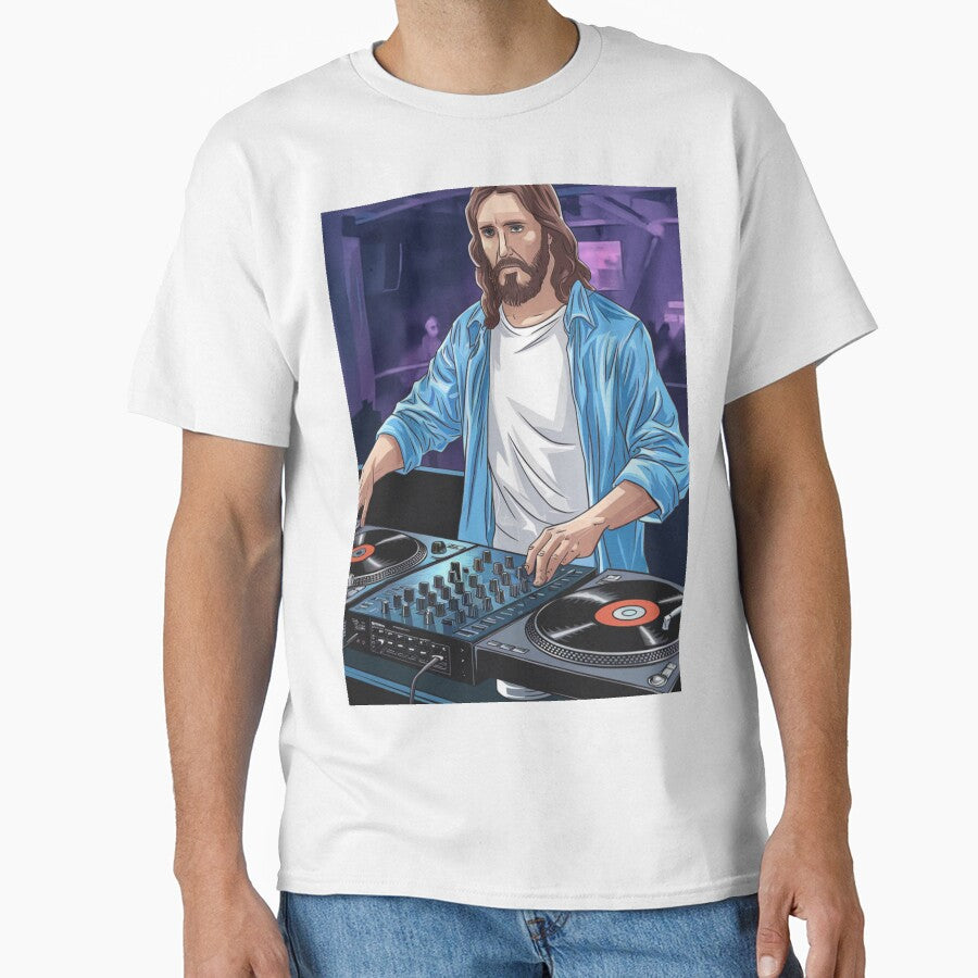 JESUS DJ:  GOD DJ by Obinne T-Shirts, Hoodie, Sweatshirt | BlankRebels.com (Image 1)