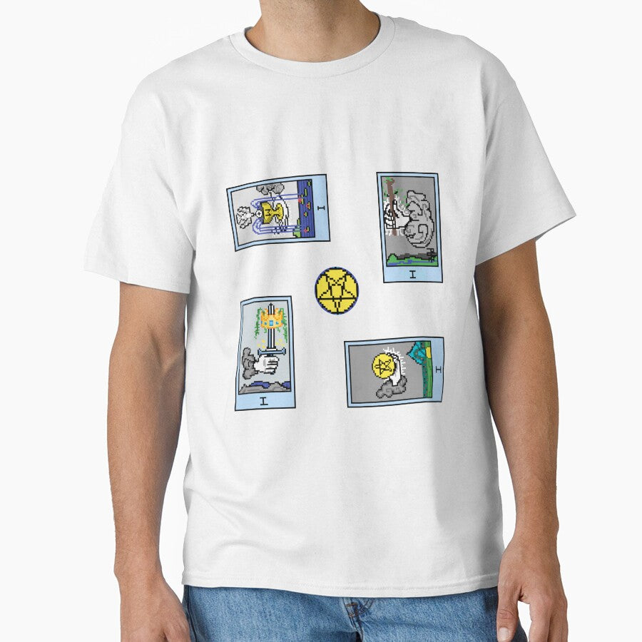 Pixel Waite Tarot Minor Arcana Aces - 74th Sticker Pack and Magnets by Pixel Waite T-Shirts, Hoodie, Sweatshirt (Image 1)