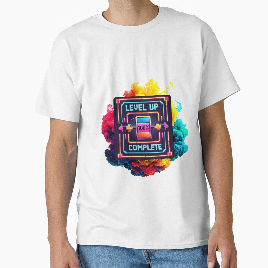 Level Up Complete arcade style by SloganSauce T-Shirts, Hoodie, Sweatshirt | BlankRebels.com (Image 1)