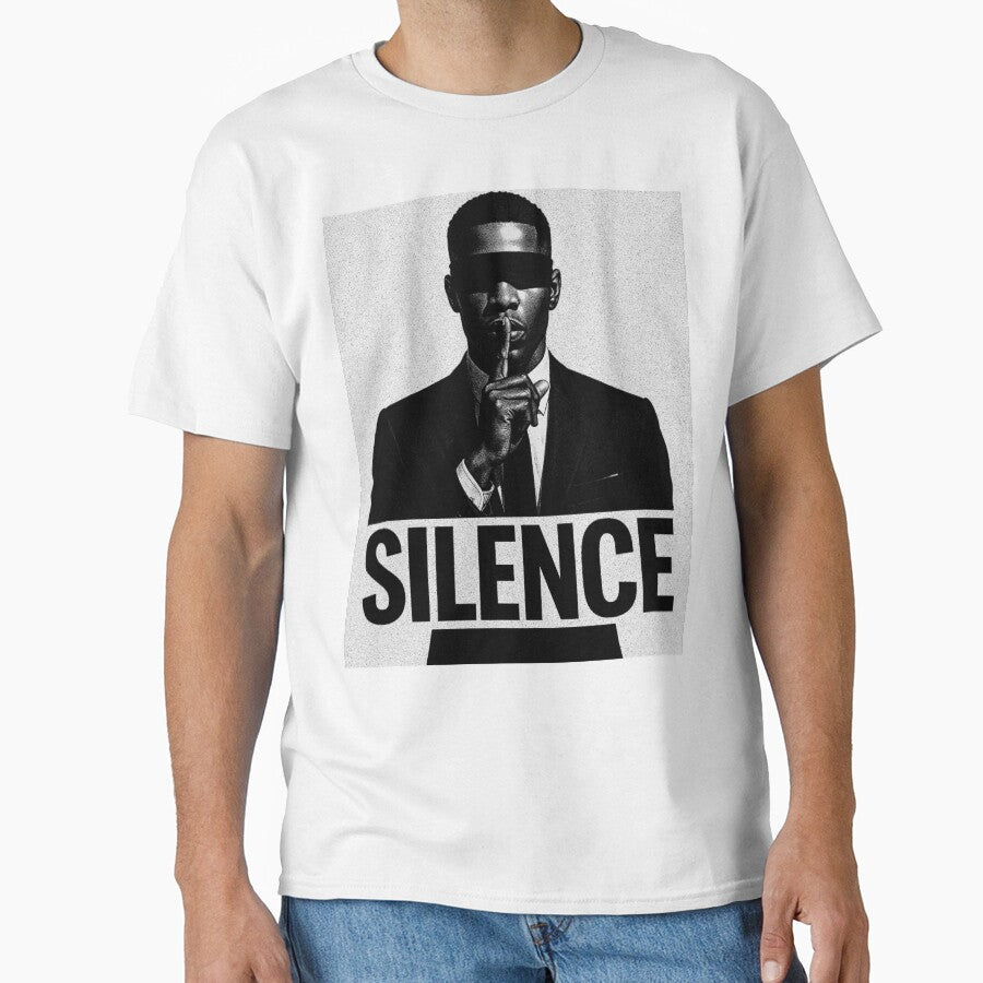 Silence in a black suit by Design-Buffet T-Shirts, Hoodie, Sweatshirt | BlankRebels.com (Image 1)