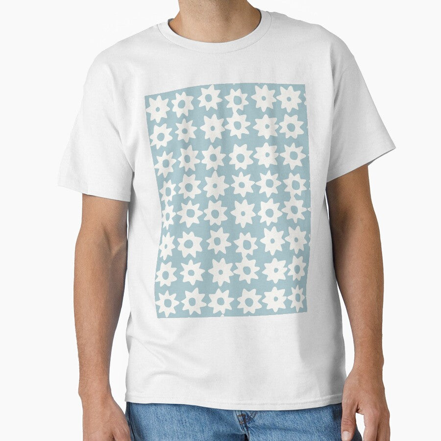 BOHO STAR PATTERN TEAL GREY T-Shirts, Hoodie, Sweatshirt