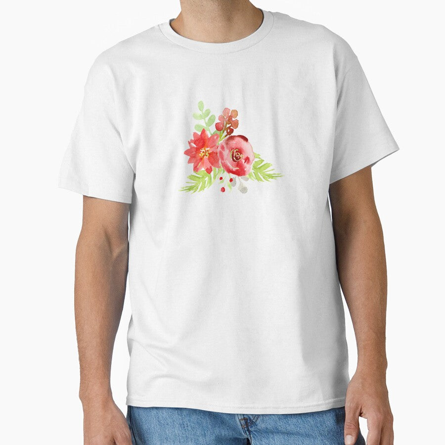Christmas Florals by Harpley Design Studio T-Shirts, Hoodie, Sweatshirt | BlankRebels.com (Image 1)