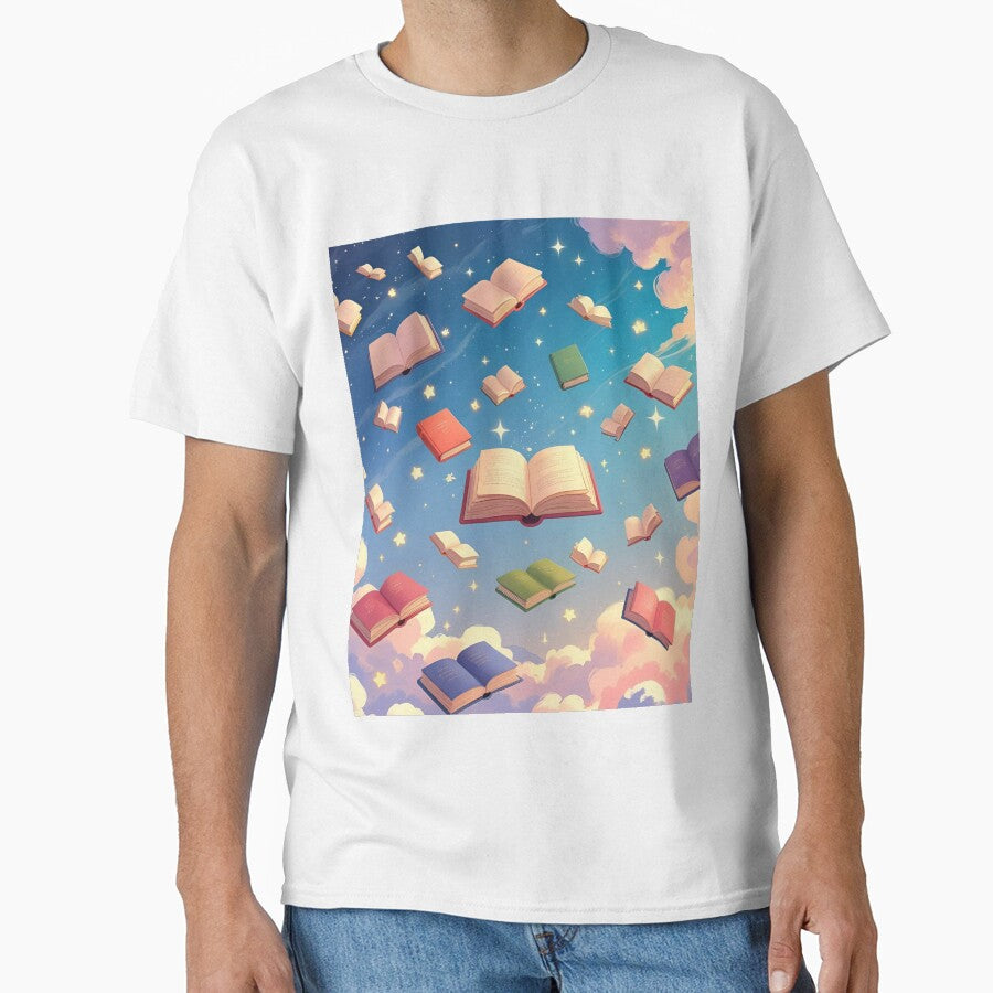 Colorful books- butterfly-like design by Rosa-Alma T-Shirts, Hoodie, Sweatshirt | BlankRebels.com (Image 1)