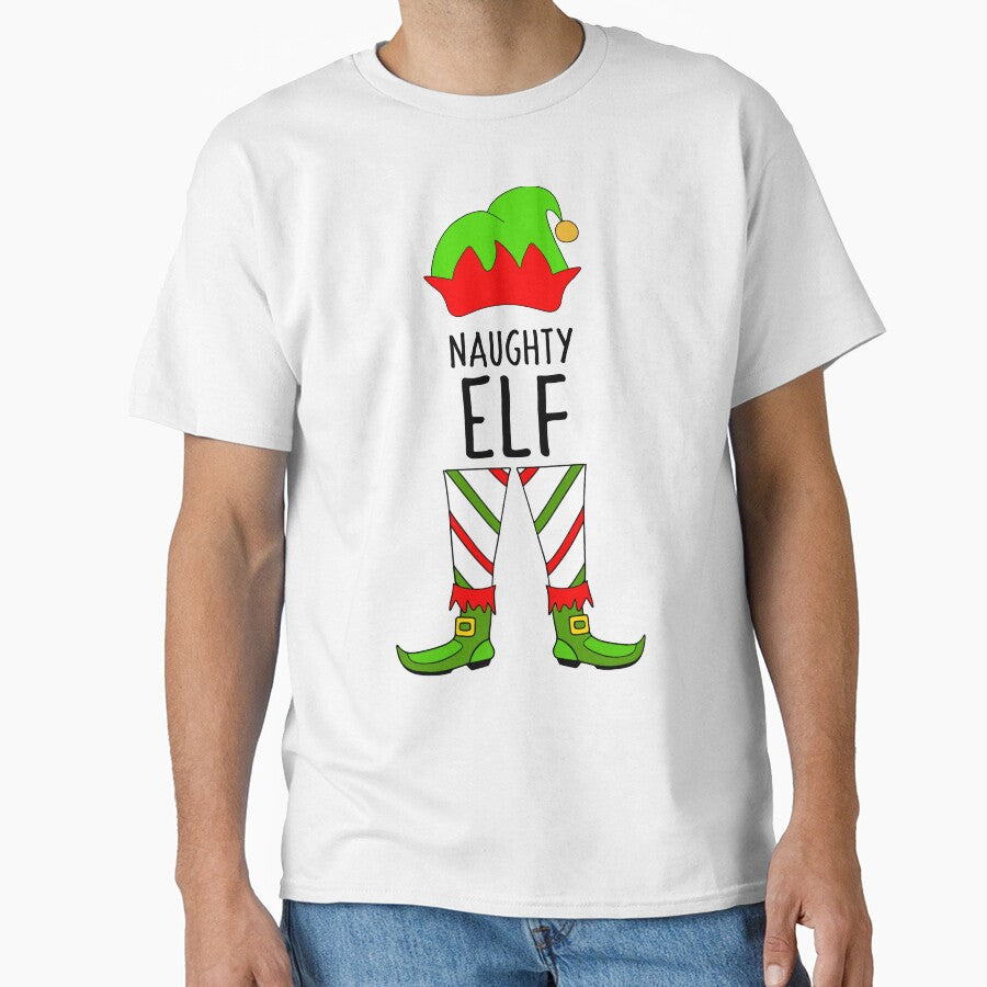 Naughty Elf Matching by Sartoris Art T-Shirts, Hoodie, Sweatshirt | BlankRebels.com (Image 1)