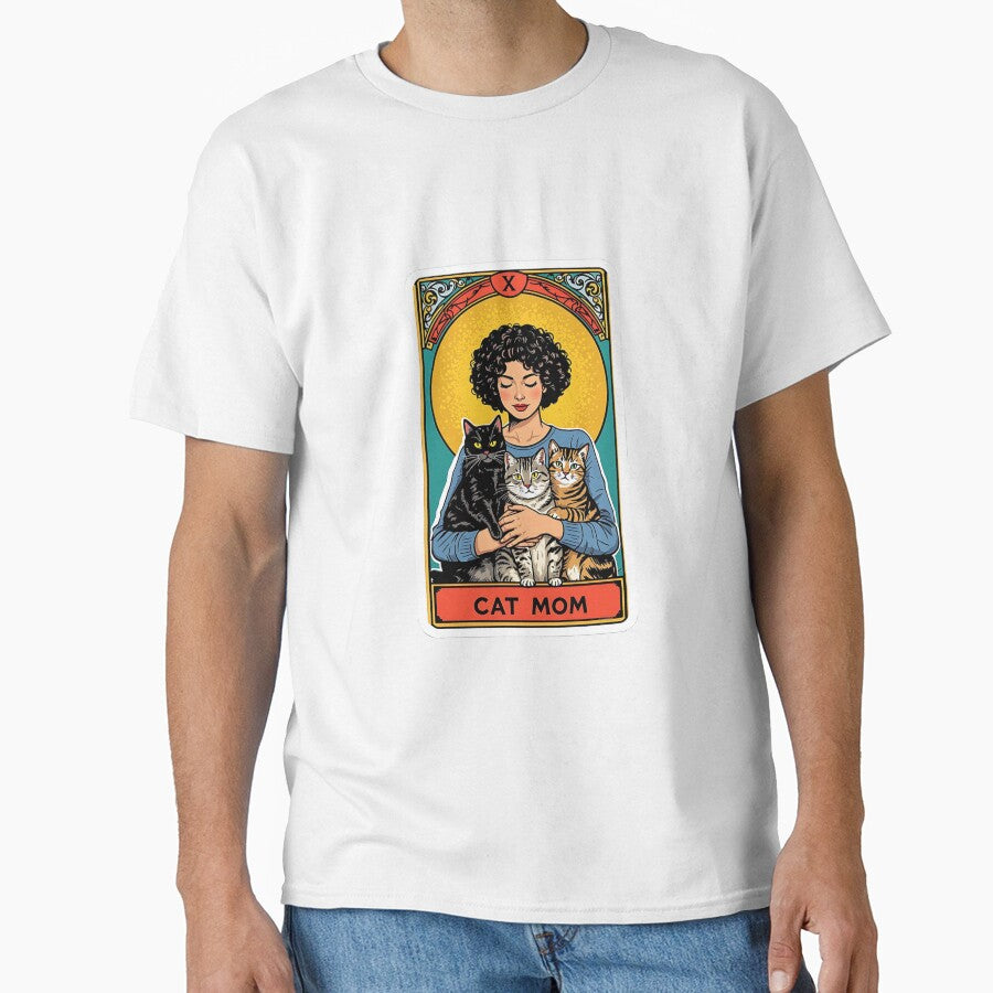 The Cat Mom Tarot Card by LifmusGoDesigns T-Shirts, Hoodie, Sweatshirt | BlankRebels.com (Image 1)