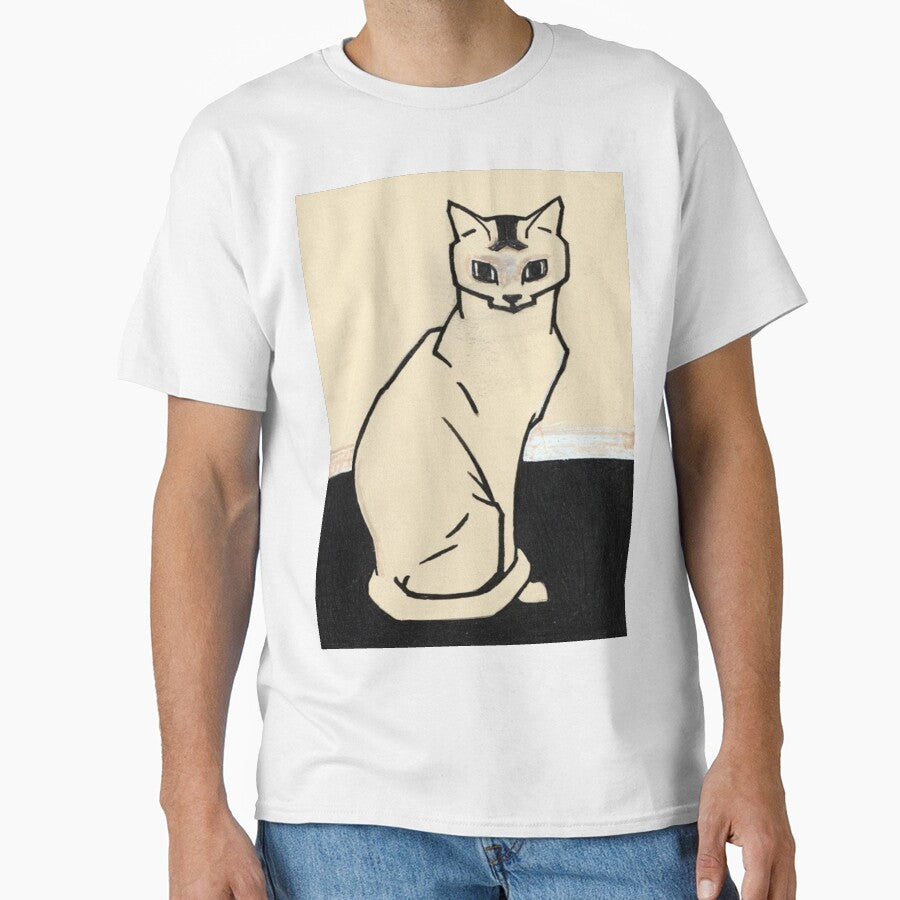 kawaii cat drawing – adorable everyday vibe by goldcov T-Shirts, Hoodie, Sweatshirt | BlankRebels.com (Image 1)