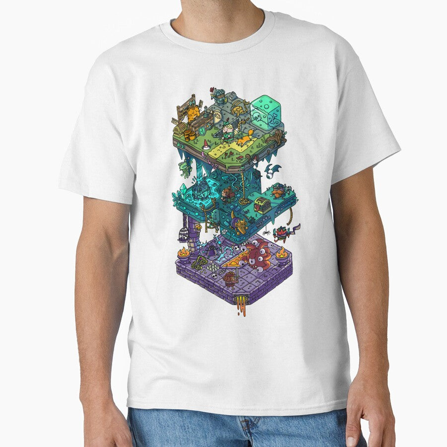 Dungeons and Isometric Dragons by citysaurus T-Shirts, Hoodie, Sweatshirt | BlankRebels.com (Image 1)