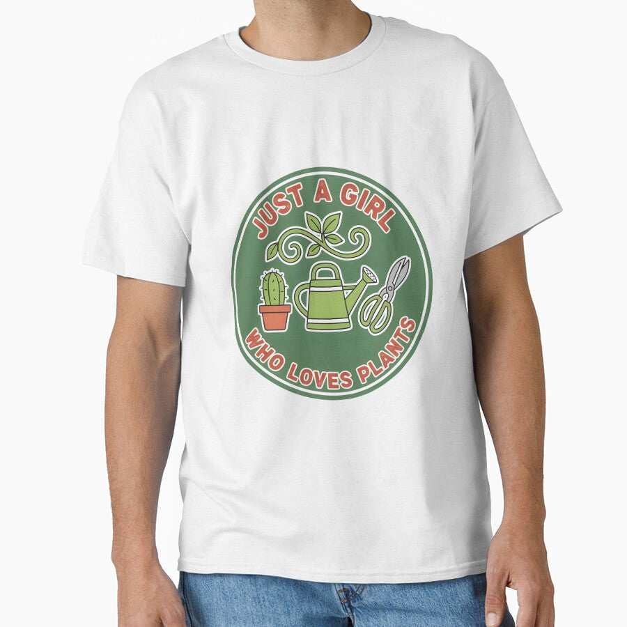 Just a Girl Who Loves Plants by MANA-Goods T-Shirts, Hoodie, Sweatshirt | BlankRebels.com (Image 1)