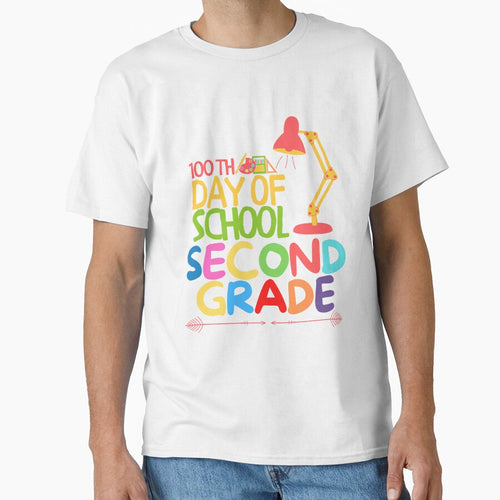 100th day of school Second grade , funny quote by Thecitiesstore