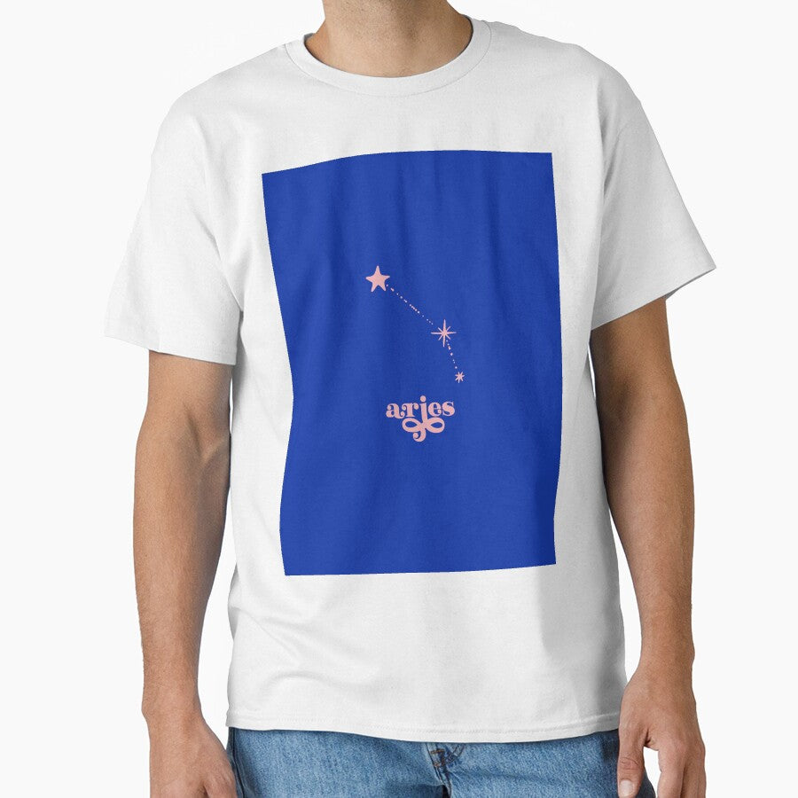 Minimalistic Aries Astrology Zodiac Sign by cadinera T-Shirts, Hoodie, Sweatshirt | BlankRebels.com (Image 1)
