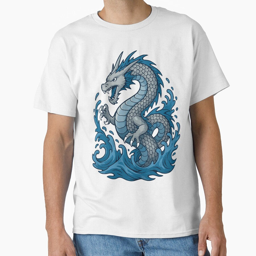 Blue Water Dragon by theOne_Design T-Shirts, Hoodie, Sweatshirt | BlankRebels.com (Image 1)