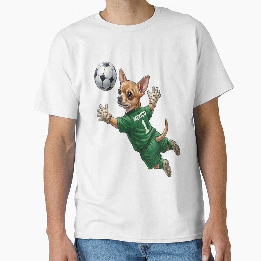 Soccer Goalkeeper Chihuahua Mexico (Tan) by LightPaintress