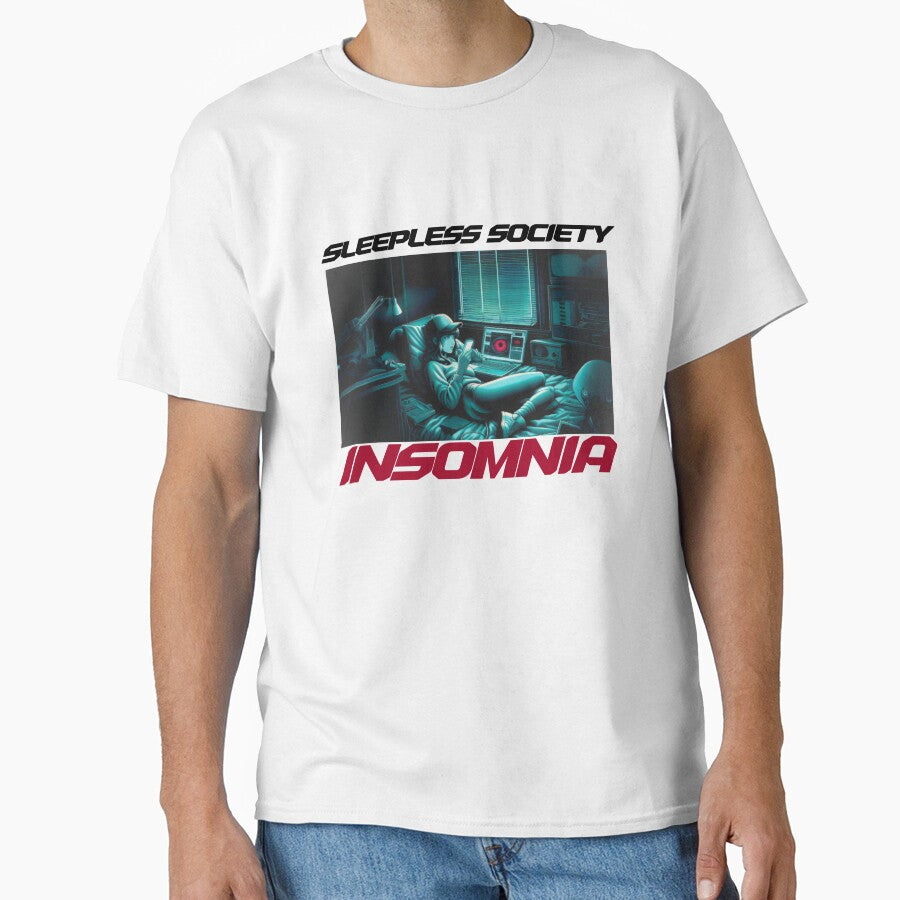 Insomnia,manga vibs,sleepless society by 1SINGHA T-Shirts, Hoodie, Sweatshirt | BlankRebels.com (Image 1)