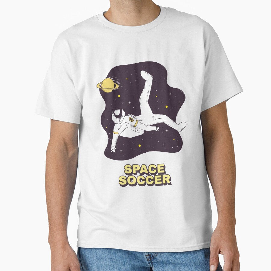 Astronaut Play Space Soccer by Blok45 T-Shirts, Hoodie, Sweatshirt | BlankRebels.com (Image 1)