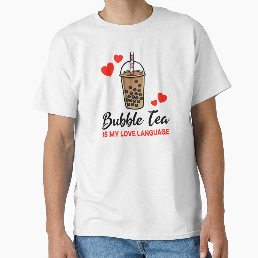 Bubble Tea is my Love Language by jonmlam T-Shirts, Hoodie, Sweatshirt | BlankRebels.com (Image 1)