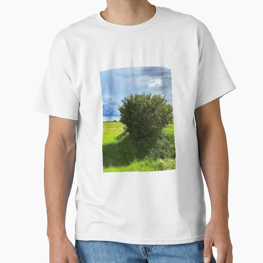 Nature Green Grass Tree Sky Clouds Italian Landscape by eleonoraingrid