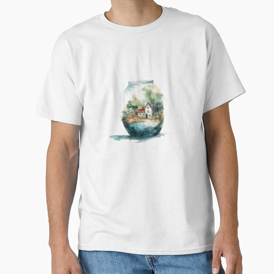 A terrarium lake view by holodream T-Shirts, Hoodie, Sweatshirt | BlankRebels.com (Image 1)