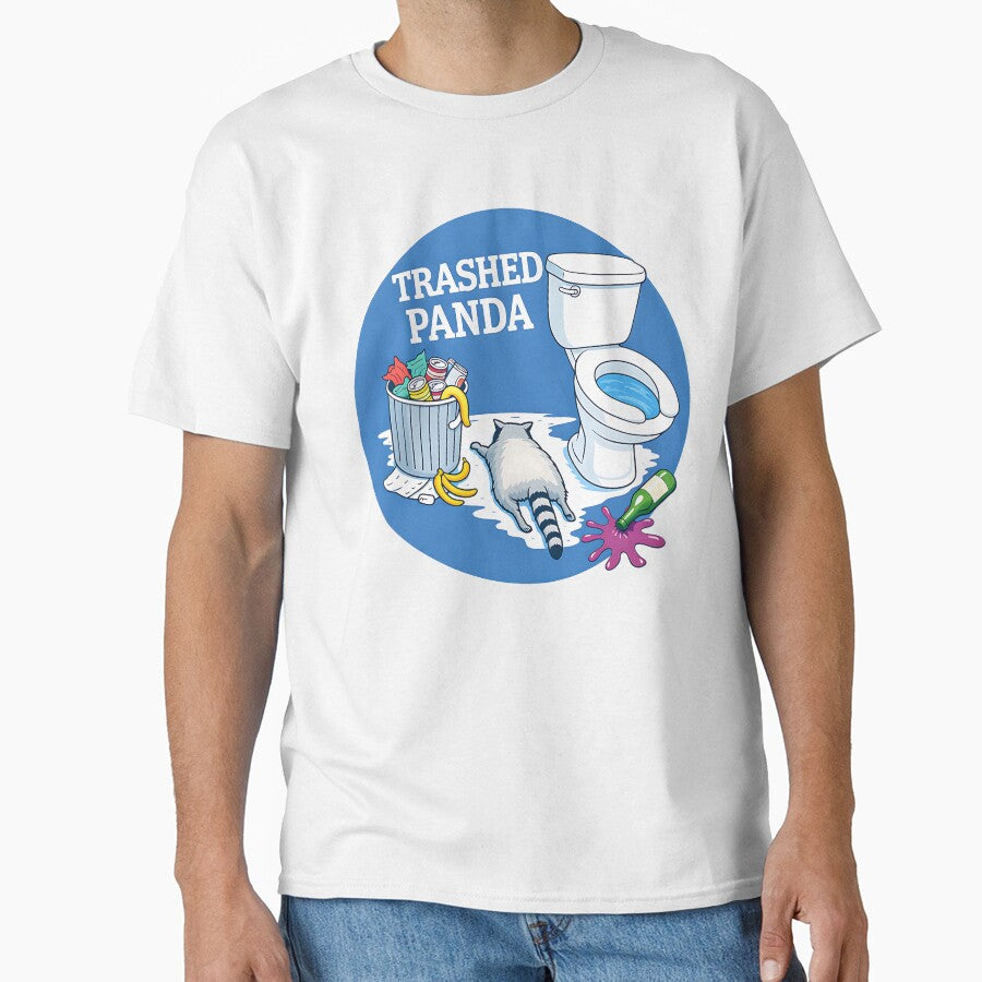 Trash Panda Drunk Raccoon by kirstenstration T-Shirts, Hoodie, Sweatshirt | BlankRebels.com (Image 1)