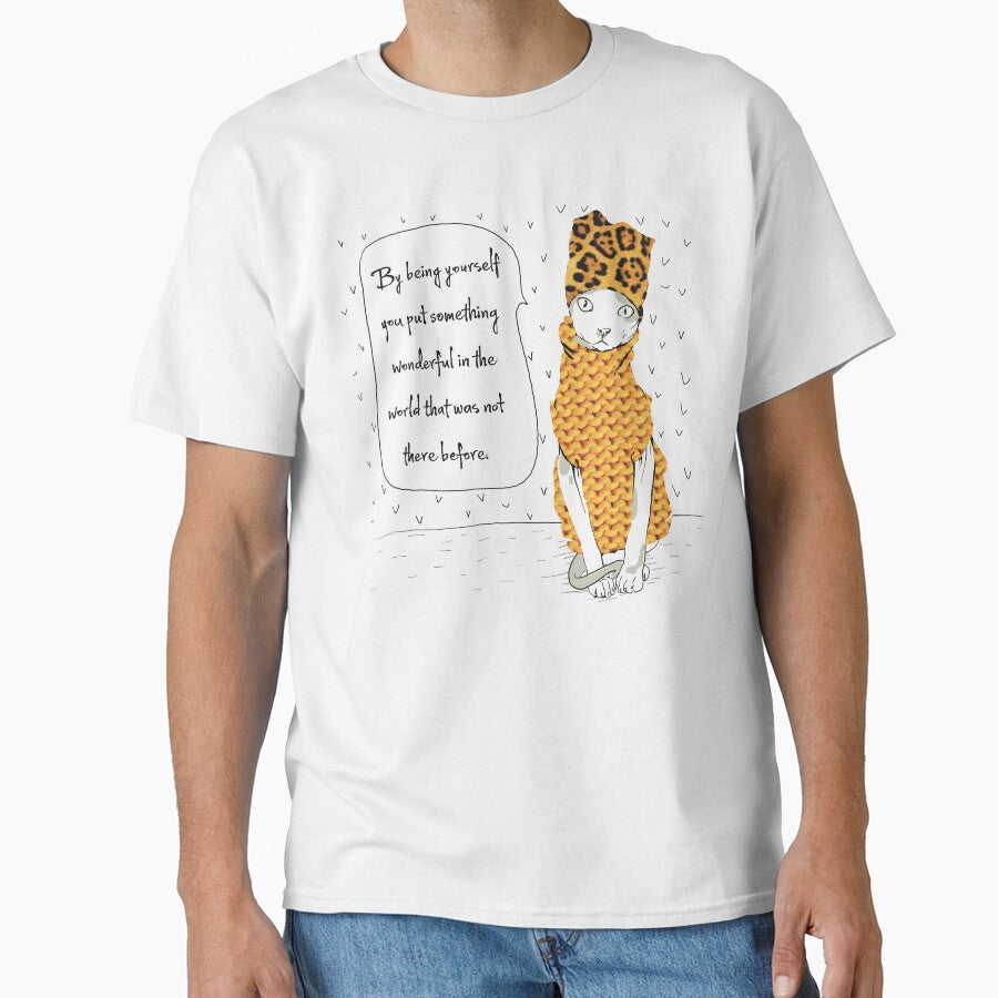 Be yourself cat by starwilliamsart T-Shirts, Hoodie, Sweatshirt | BlankRebels.com (Image 1)
