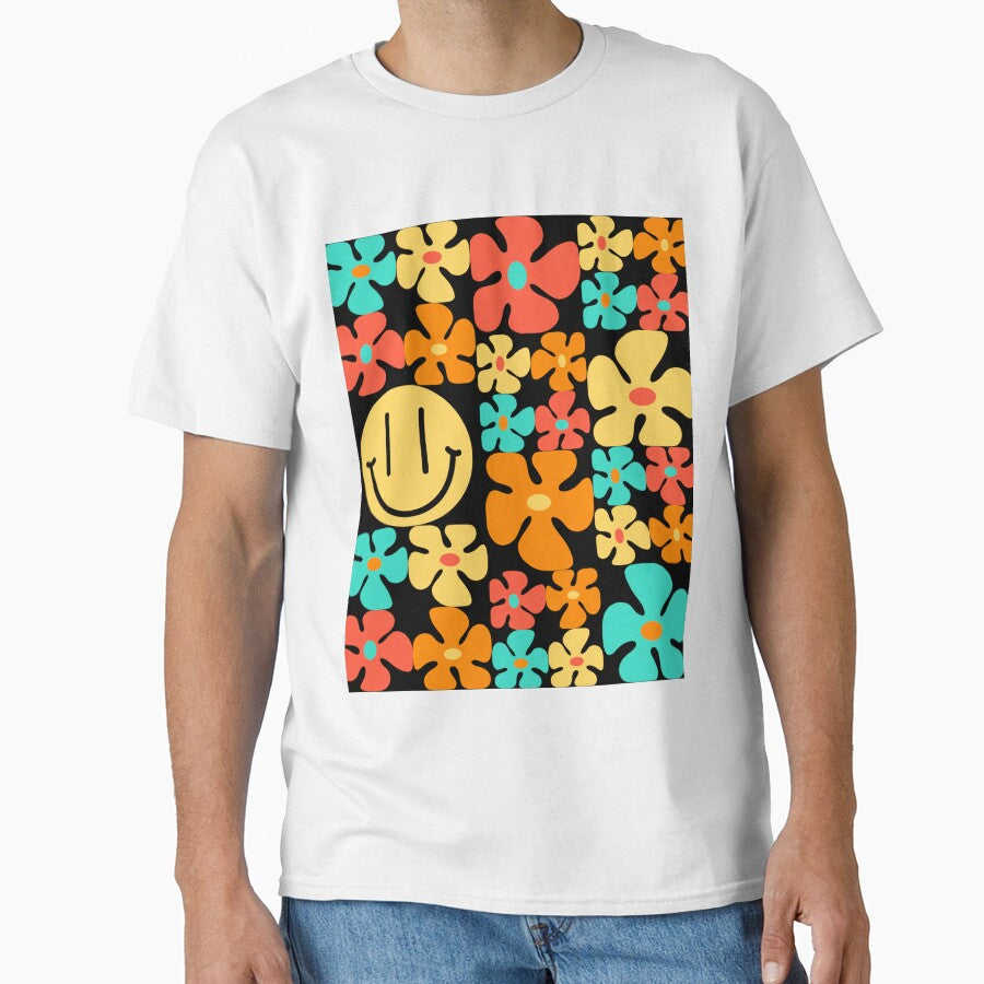 Smiley flowers by DesertAloha T-Shirts, Hoodie, Sweatshirt | BlankRebels.com (Image 1)
