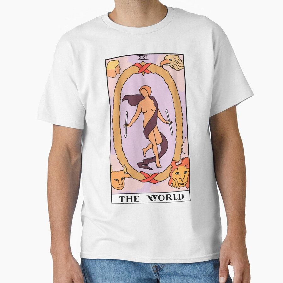 The World Tarot Card by RubyGoesBananas T-Shirts, Hoodie, Sweatshirt | BlankRebels.com (Image 1)