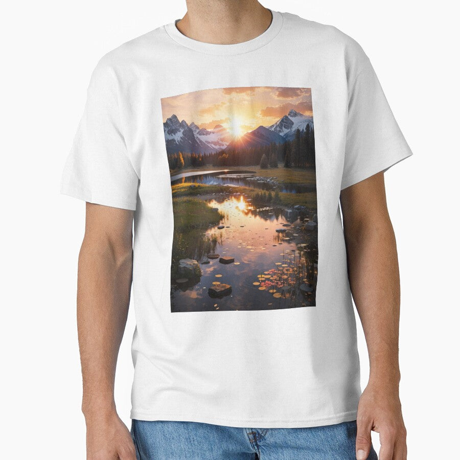 001 Enchanting Sunset in the Forest by Alexis Art Collection T-Shirts, Hoodie, Sweatshirt | BlankRebels.com (Image 1)
