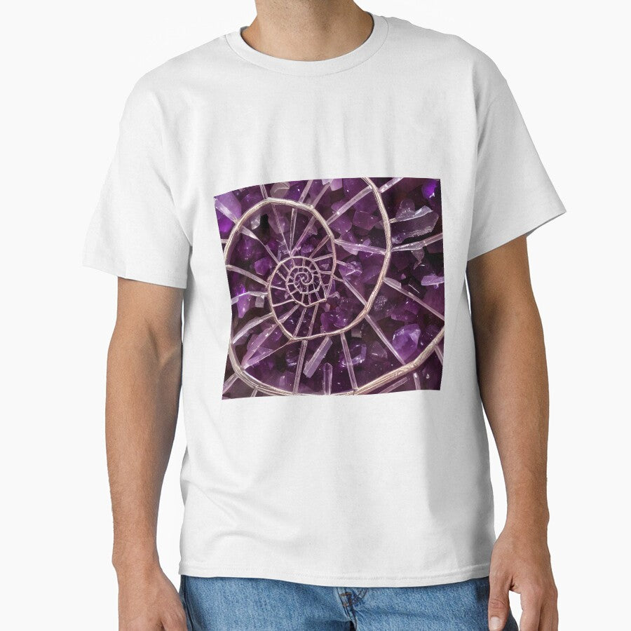 Amethyst 13 Fibonacci by christineiris T-Shirts, Hoodie, Sweatshirt | BlankRebels.com (Image 1)