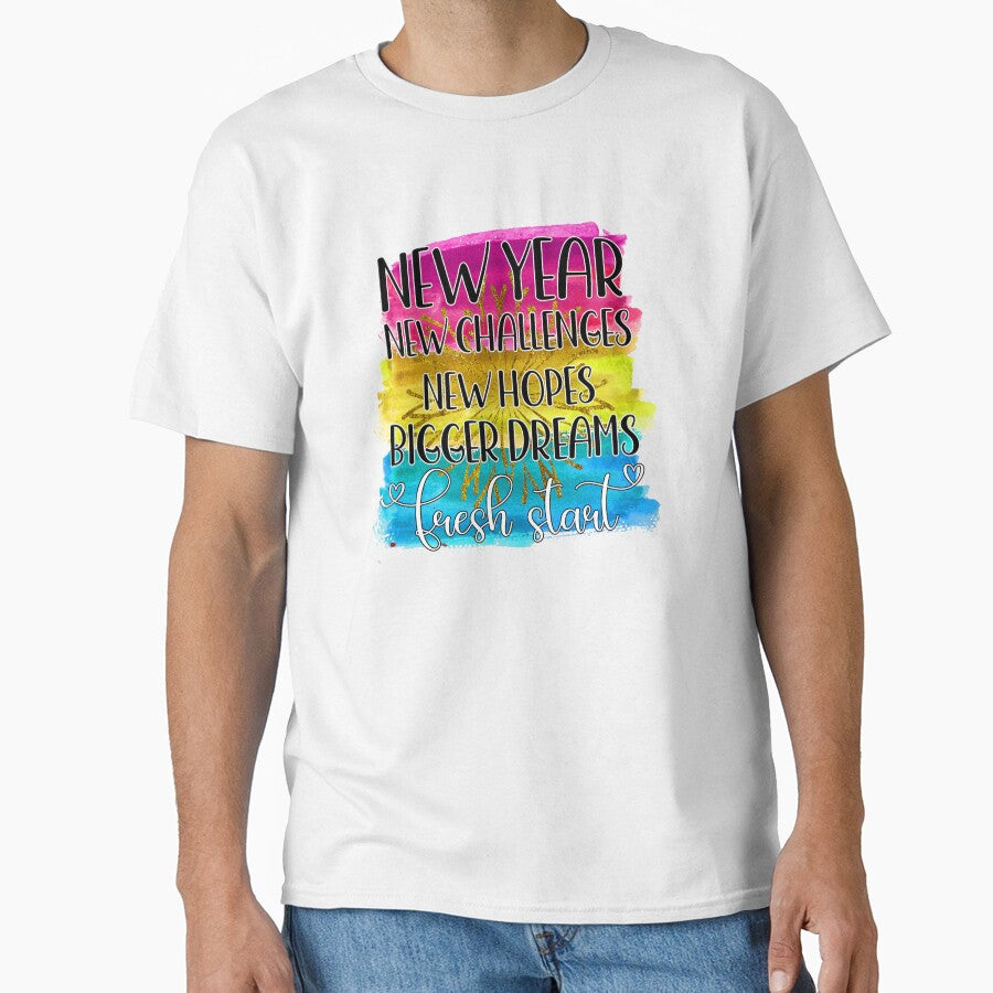 New Year New Challenges- Happy New Year Gifts by younghopes T-Shirts, Hoodie, Sweatshirt | BlankRebels.com (Image 1)