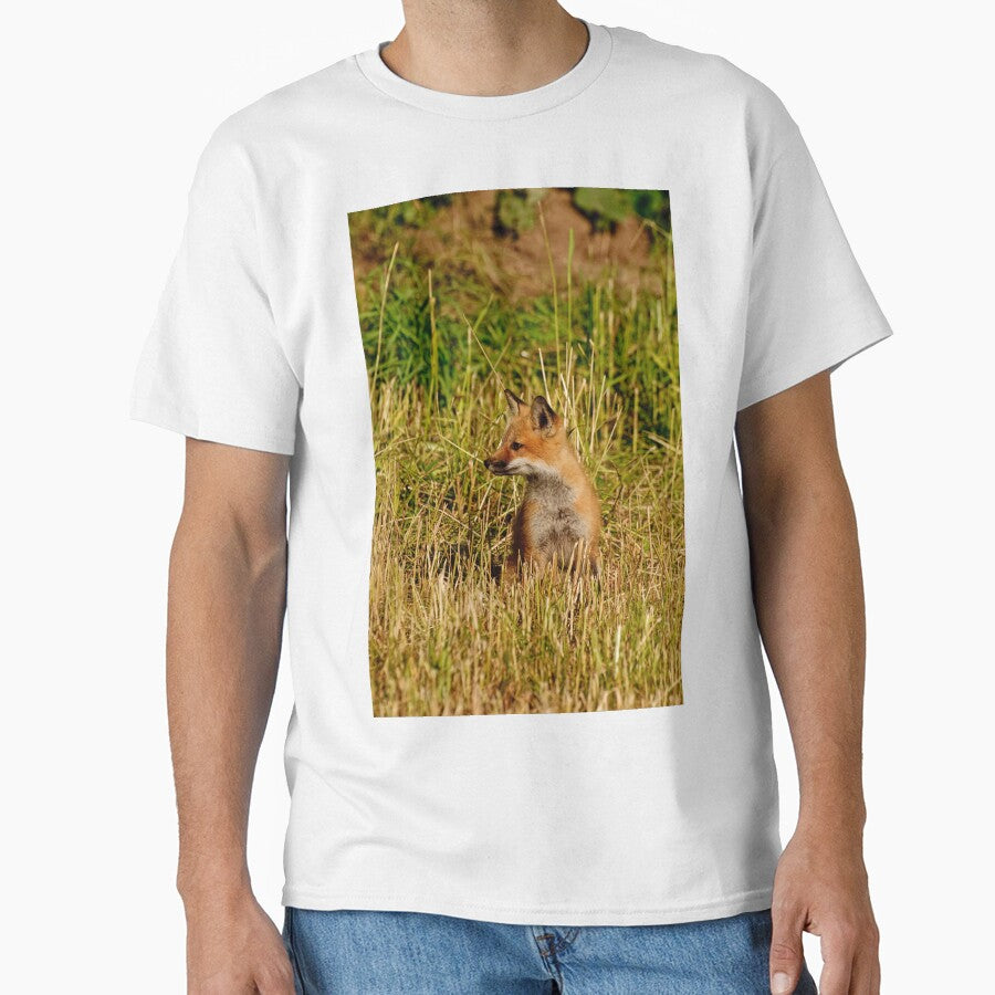 This is my best side!  Red fox kit - Ottawa, Ontario by Tracey  Dryka T-Shirts, Hoodie, Sweatshirt (Image 1)