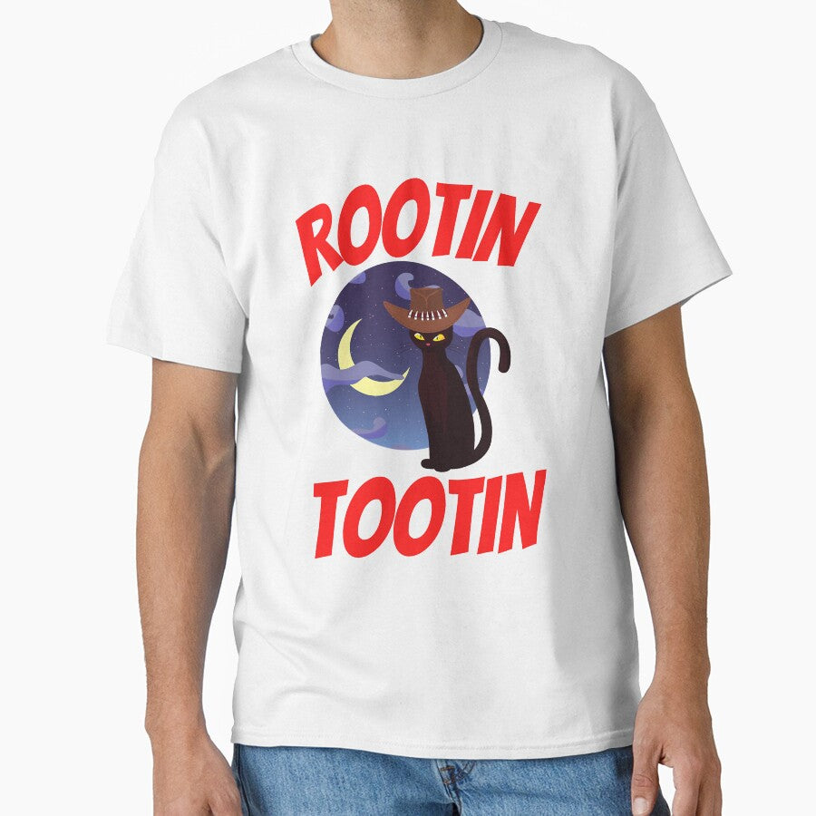 Rootin Tootin Cowboy Cat by robb-roseleess T-Shirts, Hoodie, Sweatshirt | BlankRebels.com (Image 1)