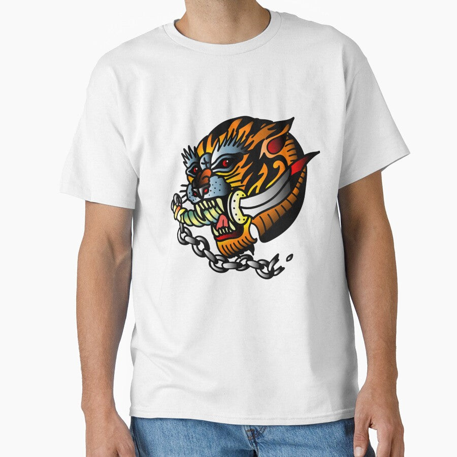 Tiger and dagger by Sailingwilly T-Shirts, Hoodie, Sweatshirt | BlankRebels.com (Image 1)