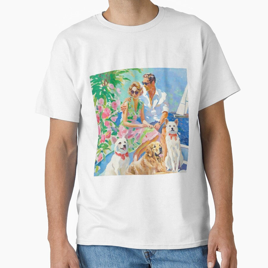 Yachting in a good company by SophieClimaArt T-Shirts, Hoodie, Sweatshirt | BlankRebels.com (Image 1)
