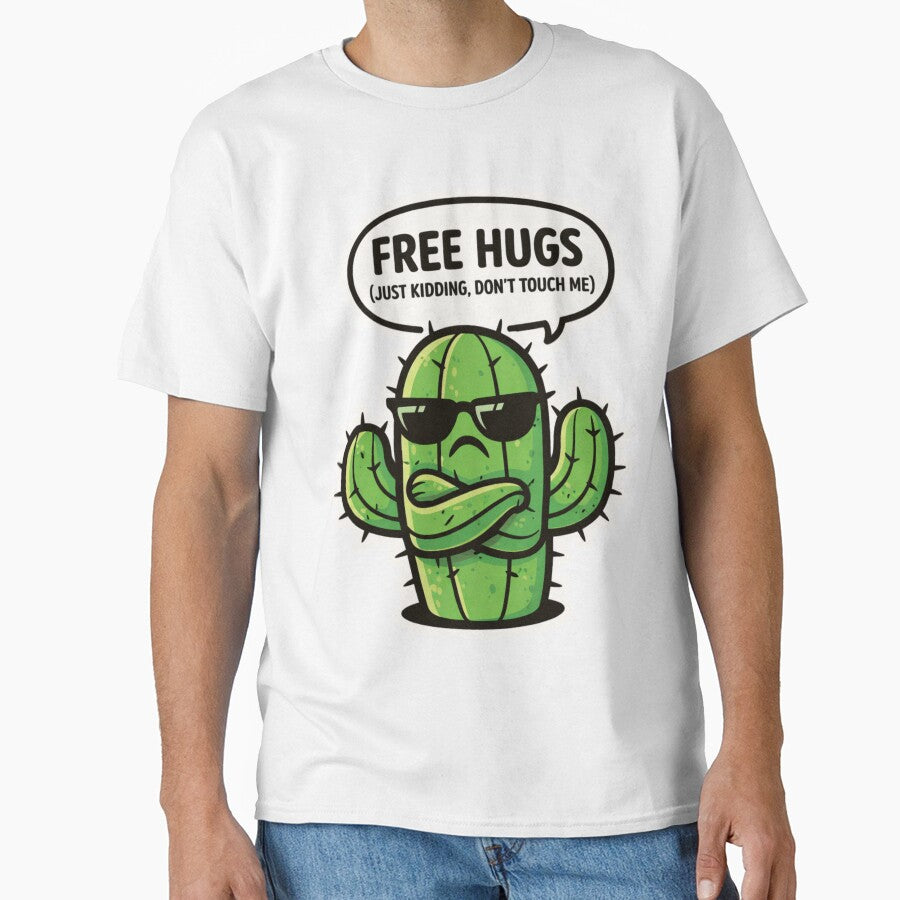 Free Hugs Just Kidding Club by TheSimpleTee007 T-Shirts, Hoodie, Sweatshirt | BlankRebels.com (Image 1)