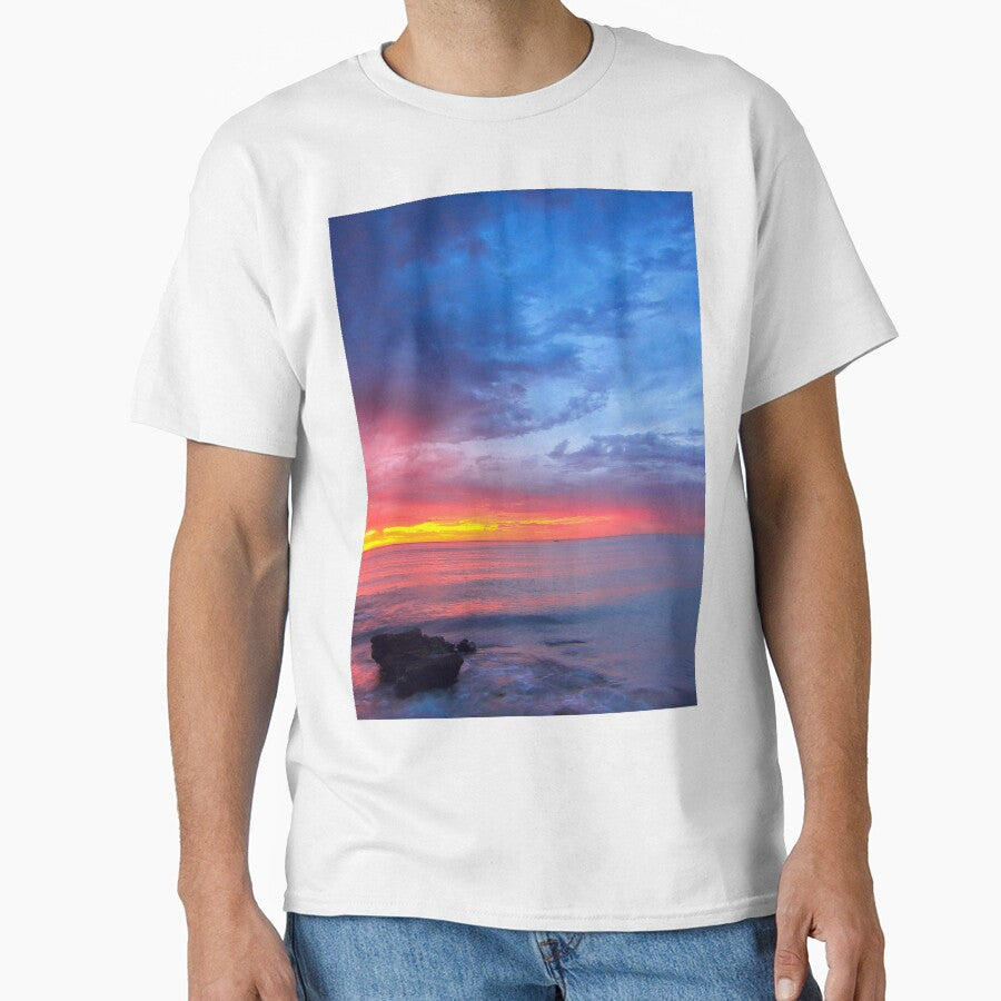 Ocean Sunset by newburyboutique T-Shirts, Hoodie, Sweatshirt | BlankRebels.com (Image 1)
