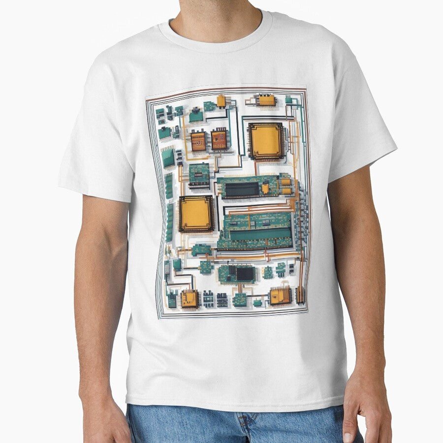 Modern Tech Abstract Art by Esterlane T-Shirts, Hoodie, Sweatshirt | BlankRebels.com (Image 1)