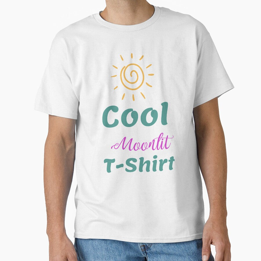 Cool Moonlit T-Shirt by Thipakorn  Chinakhai