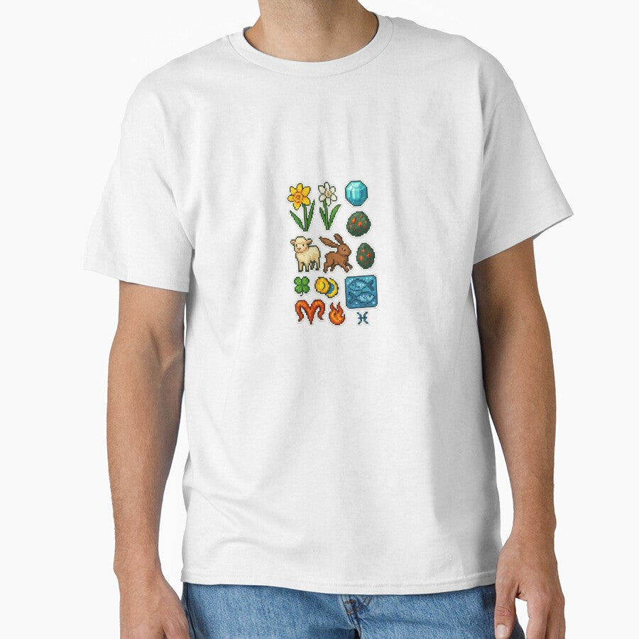 Retro Pixel March Stickers by BrushAndBreathe T-Shirts, Hoodie, Sweatshirt | BlankRebels.com (Image 1)