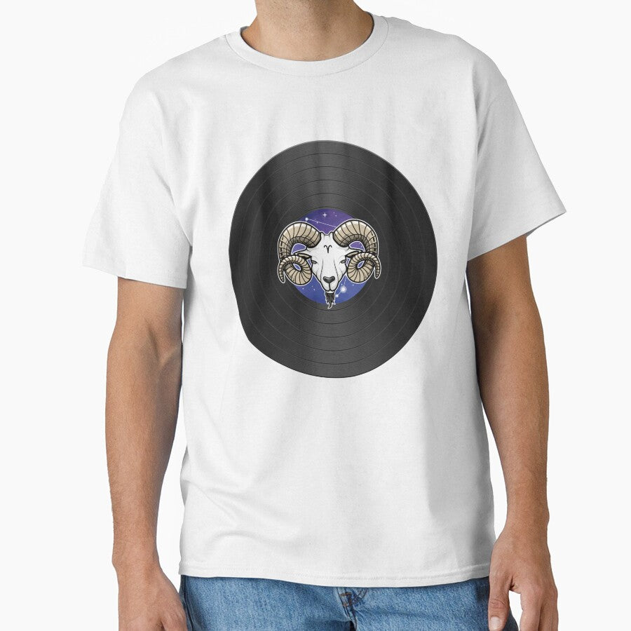 Aries Vinyl Print – Bold Zodiac Record Art by Midnight789 T-Shirts, Hoodie, Sweatshirt | BlankRebels.com (Image 1)