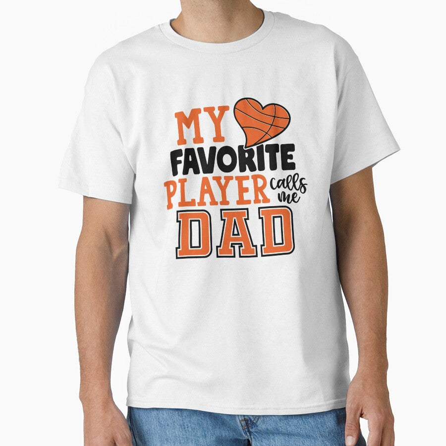 My Favorite Player Call me Dad Basketball Repeat-basketball quote by shivani21061993 T-Shirts, Hoodie, Sweatshirt (Image 1)
