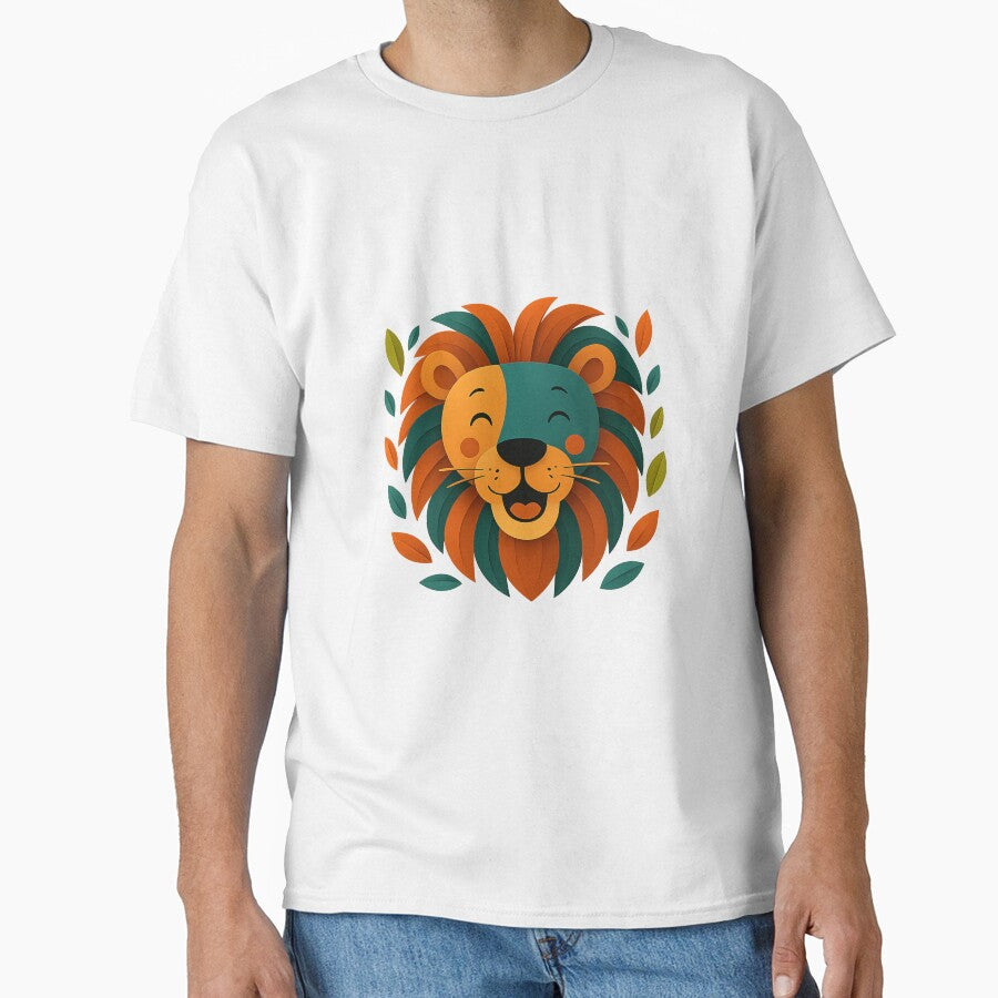A Smiling Lion – Bold, Beautiful & Perfect for Big Cat Lovers! by amiplay T-Shirts, Hoodie, Sweatshirt (Image 1)