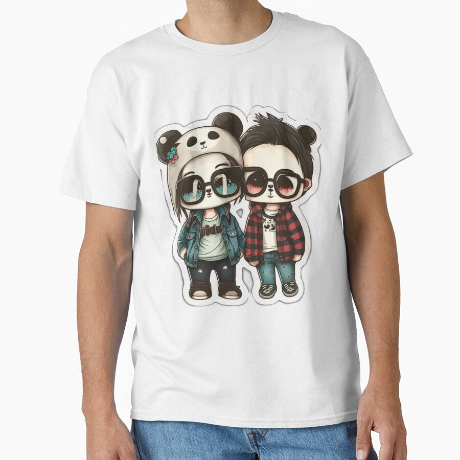 Panda couple by Stickerize124 T-Shirts, Hoodie, Sweatshirt | BlankRebels.com (Image 1)