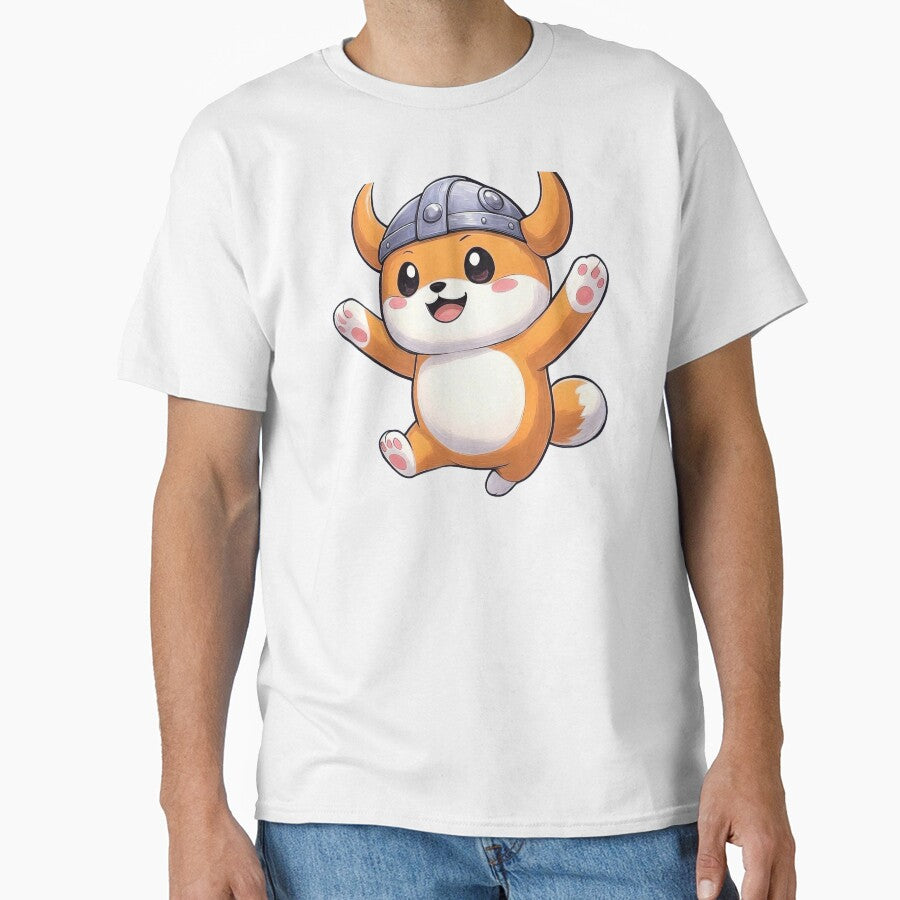 Floki Inu - The Jumping Inu by DigitaledbyTailor T-Shirts, Hoodie, Sweatshirt | BlankRebels.com (Image 1)