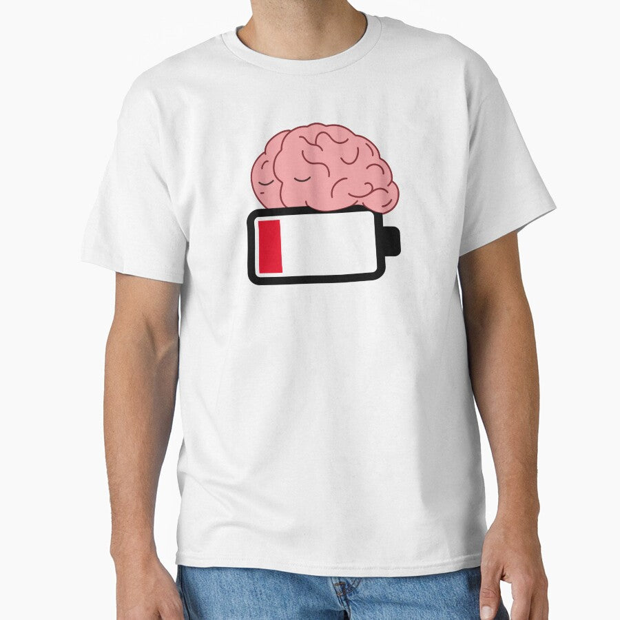 Low Battery Mode, Sensory Overload / Energy Awareness Design by Ola-urb T-Shirts, Hoodie, Sweatshirt (Image 1)